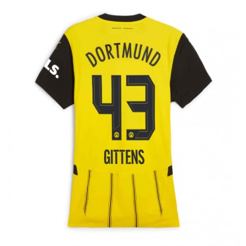 Dámy Fotbalový dres Borussia Dortmund Jamie Bynoe-Gittens #43 2024-25 Domácí Krátký Rukáv